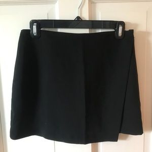 Black nylon skirt